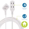 Philips Cable de extensión de 3 Salidas, Cable de 15