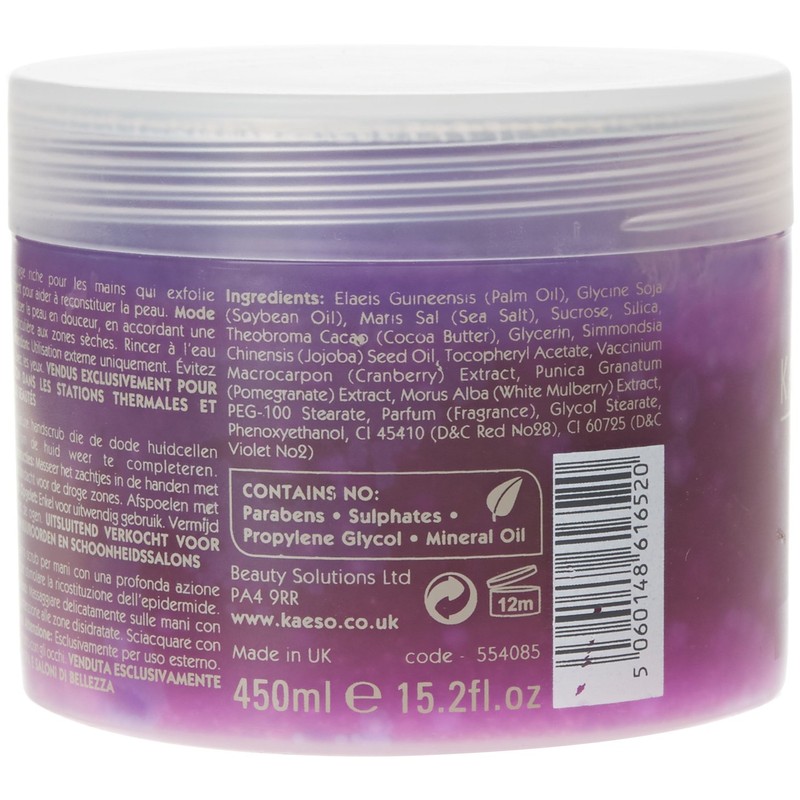 Kaeso Mulberry & Pomegranate Sorbet Hand Scrub 450ml