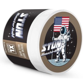 Hair Dough Strong Hold Matte Hair Clay Wax XL Size 17oz Extra Thick Reworkable Styling STUN