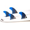 DORSAL Surfboard Fins Quad 4 Set Future Compatible Medium Blue