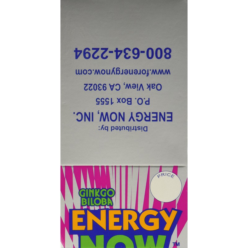 Ginko BILOBA Energy Pills 24 Packs 3 Tables Each