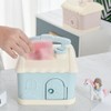 Cartoon House Piggy Bank with 3D Sticker DIY Storage Money