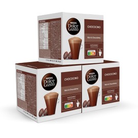 NESCAFE? DOLCE GUSTO NESCAF Dolce Gusto Chococino Coffee Pods, Capsules (Pack of 3 - Total 24 Capsules, 24 Servings)