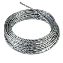 HOUSON 10M Stainless Steel Wire Rope, Heavy Duty Garden Craft Wire Cable Railing Transport Wire Rope PVC Coated Cable Rope 5MM