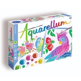 Sentosphère 3900654 "Aquarellum Junior Parrots Painting Set