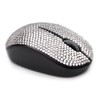 Bling Crystal Rhinestone Wireless Mouse - 2.4G Cordless Mice with