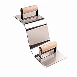 Kraft Tool CF511PF Stainless Steel Curb and Gutter Tool-2-Inch Radius with ProForm Handle