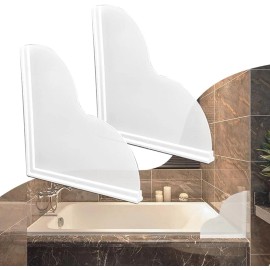 Spidfee Shower Splash Guard Kit, Large Splash Guards for Bathtub Waterproof