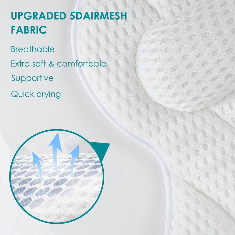 Bath Pillow Bathtub Pillow Luxury Bath Pillows for Tub Neck