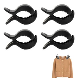 Pack of 4 Pushchair Clips for Attaching Toys, Pram Clip for Baby Seat Attachment of Blankets, Clothes, Pram Accessories for Pushchairs, Deck Chairs