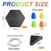 Elsrantor Chains Triangle Chess Game, Triangle Board Games with Rubber