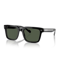 Vogue Eyewear VO5573S Sunglasses, Black/Dark Green Polarized, 55 mm