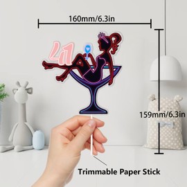 Decoración de tarta de tacón alto con purpurina rosa para niña sentada 41 para maquillaje, spa y destello por la noche de despedida, película de despedida de soltera, club nocturno, decoración de