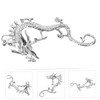 LIFKOME Dragon Earrings for Women Non-piercing Ear Cuff Metal Earring