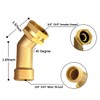 Garden Hose Elbow Connector 45 Degree Brass Hose Elbow Fitting