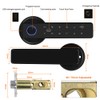 FUSYTULY WiFi Tuya Smart Door Lock Fingerprint Biometric Digital Electronic