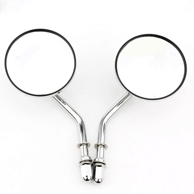Unbranded Round Rearview Mirrors for Harley-Davidso
