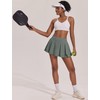 PINSPARK Womens Pleated Tennis Skirts with 3 Pockets High Waisted