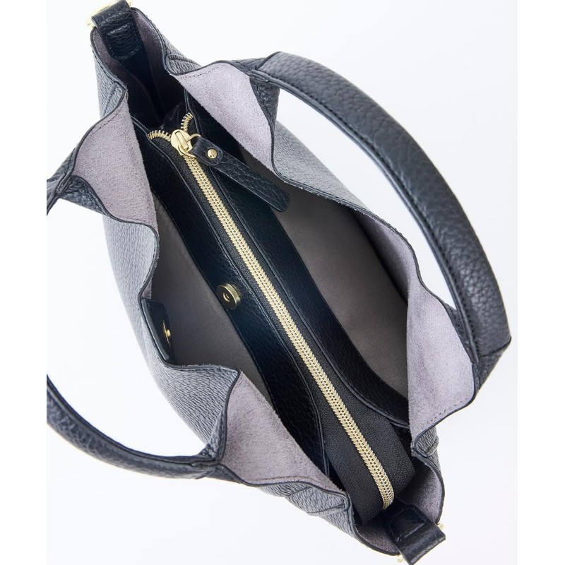 Legato Largo LH-D1373 2-Way Tote Bag, Retro Grain, BK