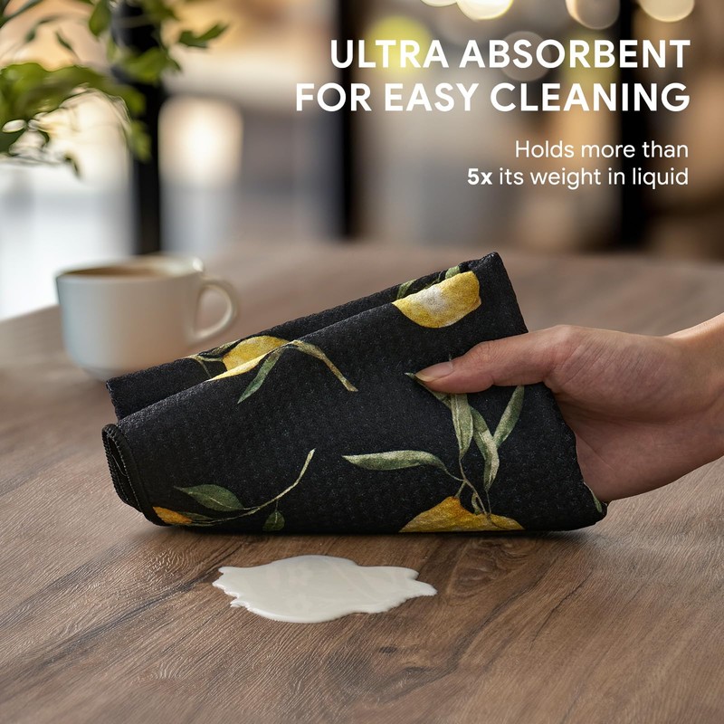 RECYCO Waffle Kitchen Towel Set of 2 - Quick Dry