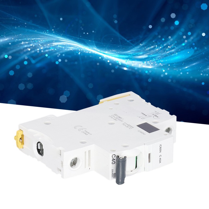 1P Miniature Circuit Breaker Low Voltage DIN Rail Mount Protection