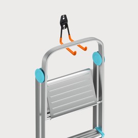 Crystal Lemon 12-Piece Wall-Mounted Storage Set – Heavy-Duty Utility Hangers with Anti-Slip Coating for Tools, Bike, and Ladder – Includes Screws, Anchors, and Plugs