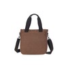 Takusan Shopping Unisex Canvas Shoulder Tote Bag, 2-Way Large Capacity,