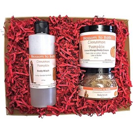 Cinnamon Pumpkin Blossom and Glow Gift Set - Phthalate Free Fragrance