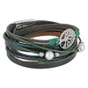 StarAppeal Women’s Wrap Bracelet with Pearls, Chains, Braided Element, Tree