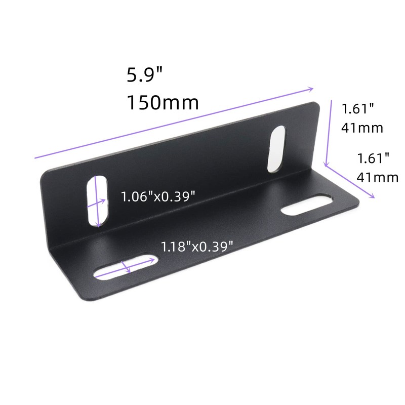 Dahszhi 4Pcs Angle Bracket 90 Degree L Shape,Right Angle Bracket