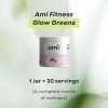 Polvo Ami Fitness Glow Green Colágeno Probióticos Jugo Verde