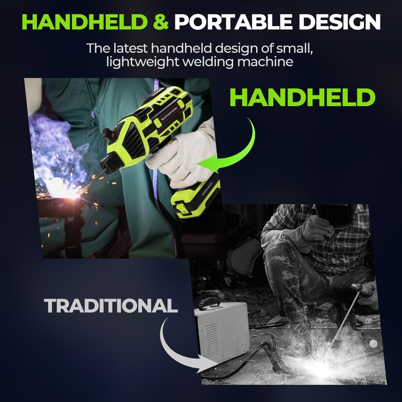 Handheld Welder Machine, 110V Portable Welding Machine with IGBT Inverter