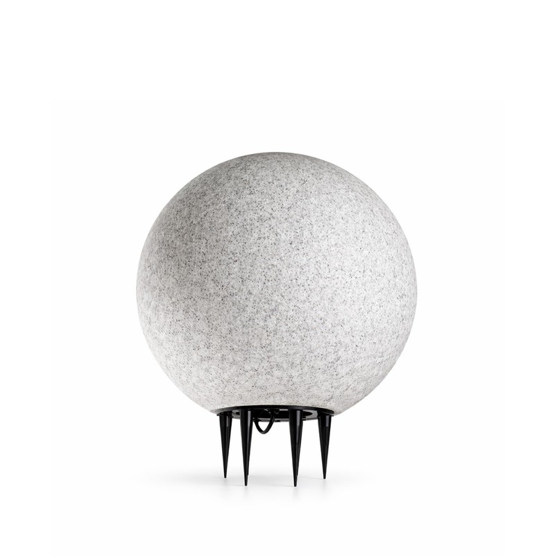 trendlights24 Stone IP65 Globe Light for Garden, 20 cm Globe