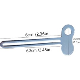 Toothpaste Squeezer, 4 Pcs Metal Tube Squeezer Key Stainless Steel Toothpaste Roller Tube Wringer Multi Functional Hexagon Wrench Bathroom Accessories for Paint Cream Cosmetic and Hair Dye