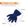 Craedli 2PCS Car Wash Mitts, Anti-Scratch Double Sided 5-Finger Microfiber