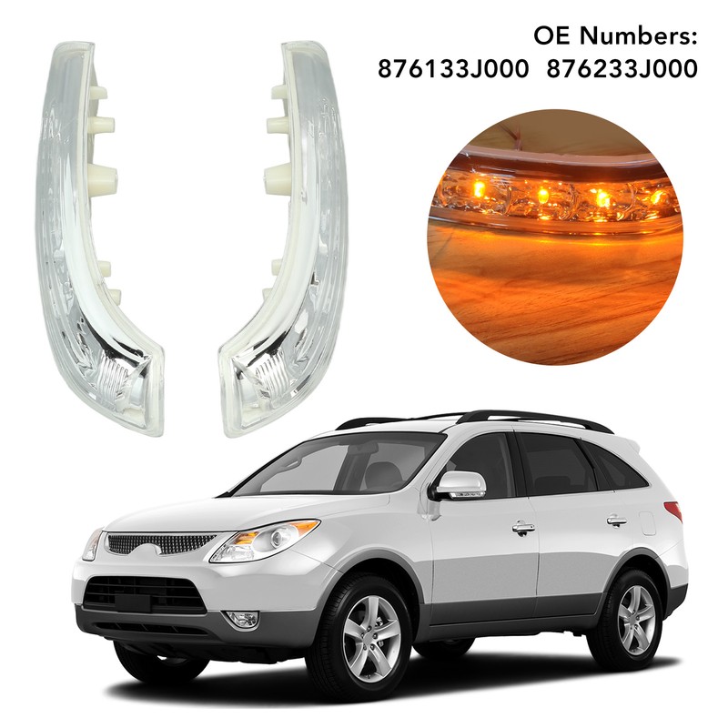 1Pcs Rearview Mirror Turn Signal Light 876133J000 Right Left 12V