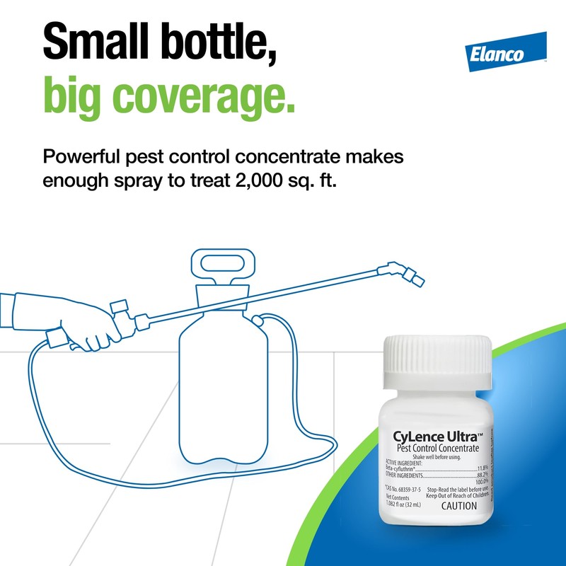 Elanco CyLence Ultra Pest Control Concentrate Indoor & Outdoor Insecticide