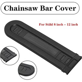 Chainsaw,Chainsaw Bar Cover Scabbard Guard Universal Guide Plate for 8 inch - 12 inch Black Chainsaw,Replacement Parts and Accessories Chain Saws