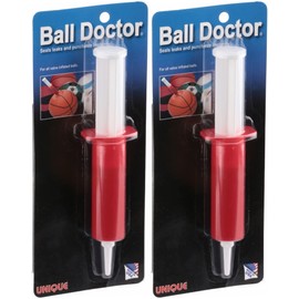 Unique Sports Ball Doctor Leak Flat Fix Repair Kit, Basketball Football (2-Pack)