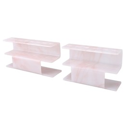 2Pcs Tweezers Organizer Rack 6 Holes and 8 Holes Plastic Tweezers Storage Stand for Beauty Salons