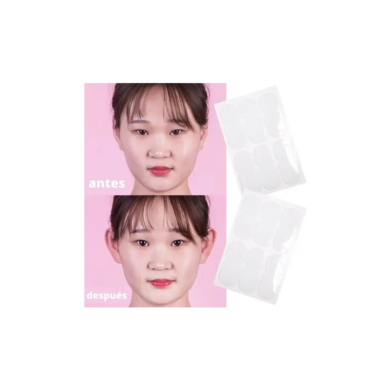 Pegatinas Parches Orejas Stiker Rostro Silicona Invisibles F