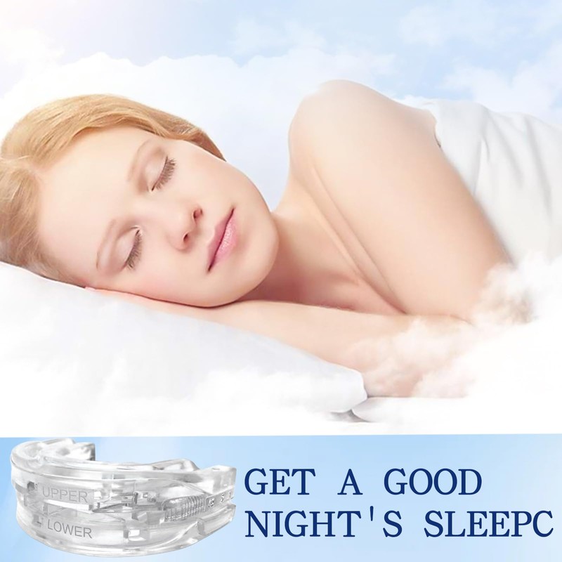 Landrain Anti Snoring Splint, Men's Snoring Splint for Night (Transparent)