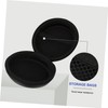 OSALADI 6pcs Black Earphone Storage Cases Headset Bags Zipper for