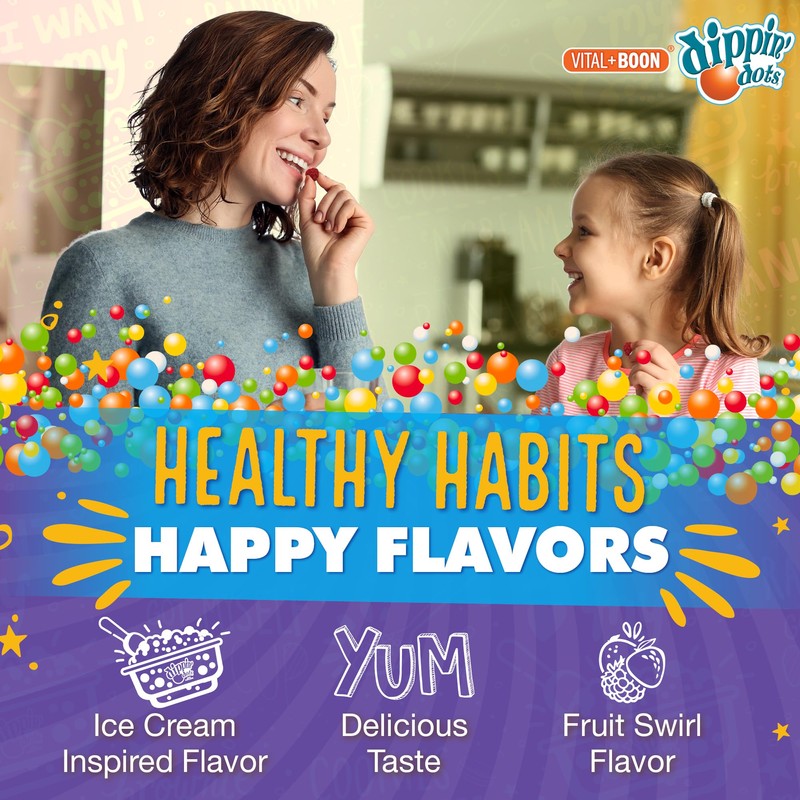 Dippin' Dots - Multivitamin Gummies for Adults - Gummy Vitamins