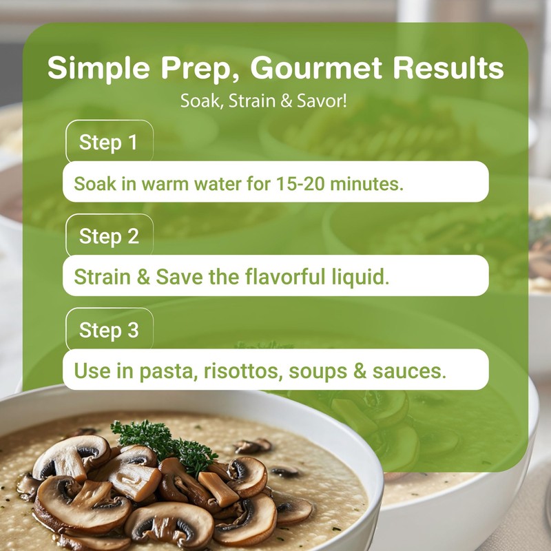 Mushroom House (MUSI1) Dried Shiitake Mushrooms, 1 Ounce