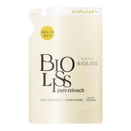 Biolis Pure Retouch Unedged Hair Conditioner, Refill, 11.6 fl oz (340 ml), Straight Type, Straight and Smooth