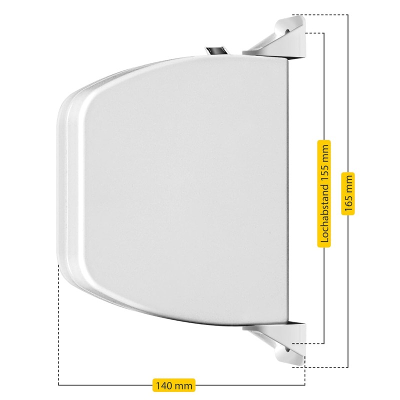 Schellenberg 50151 Roller Shutter Belt Surface-Mounted Hinged System Mini 180°