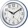 Rhythm Wall Clock, Bath Clock, Splashproof, Dustproof, Blue/White, Diameter 4.6