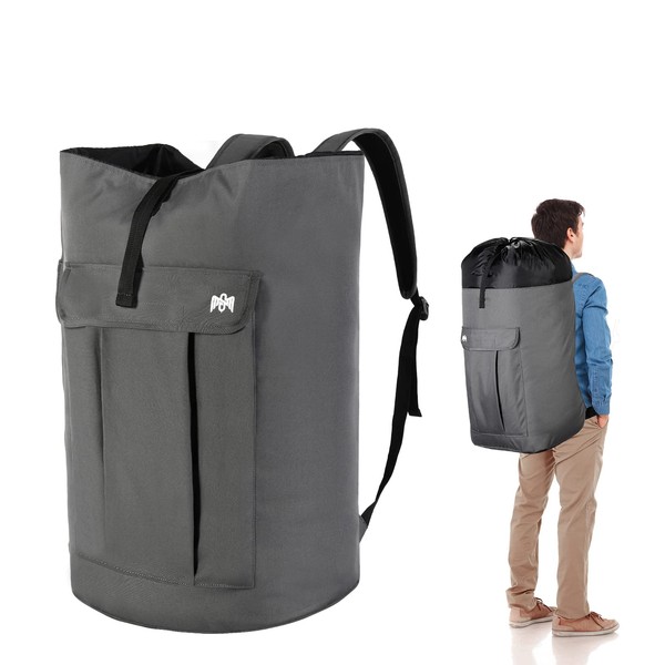 Laundry Bag Backpack Extra Large, Heavy Duty Laundry Bag with