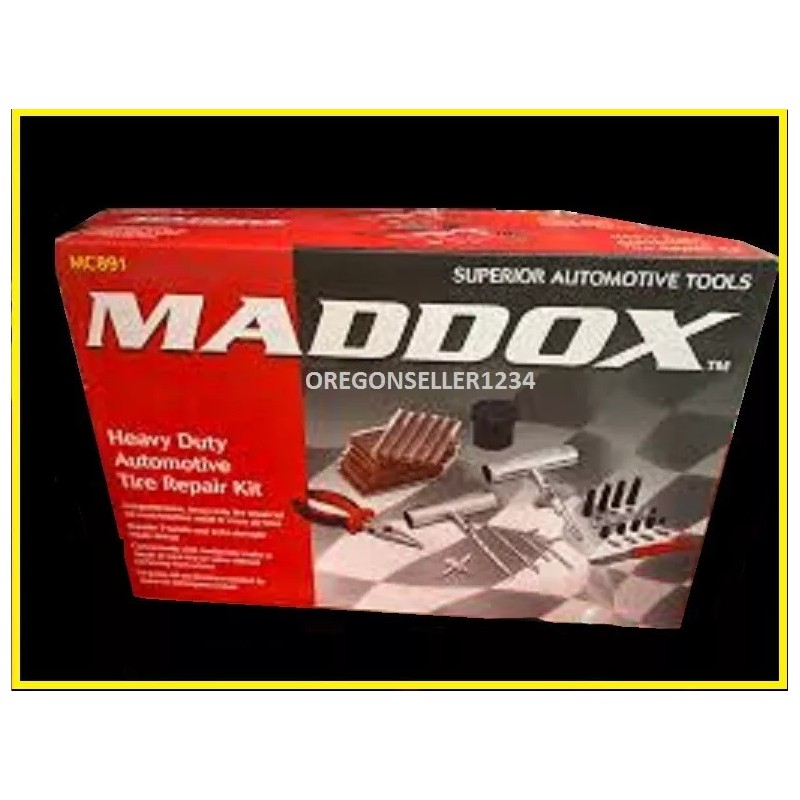 MADDOX NEW Professional Heavy Duty Tire Repair Kit for Car